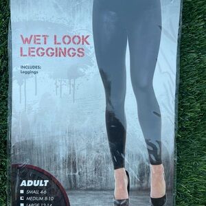 Spirit Black Wet Look Leggings